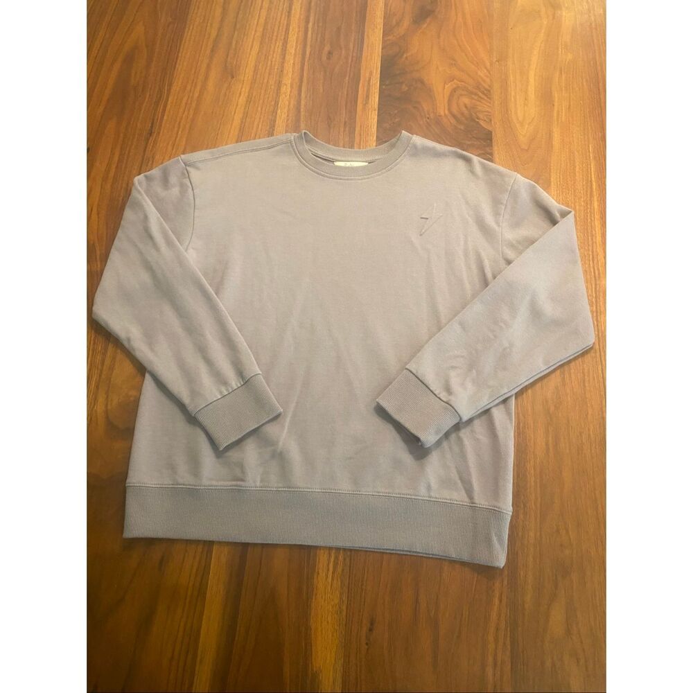 Bixby Nomad Boys Gray Lightning Bolt Long Sleeve Terry Pullover Sweatshirt Sz XL